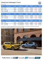 VW T-Cross - cennik 01-2025